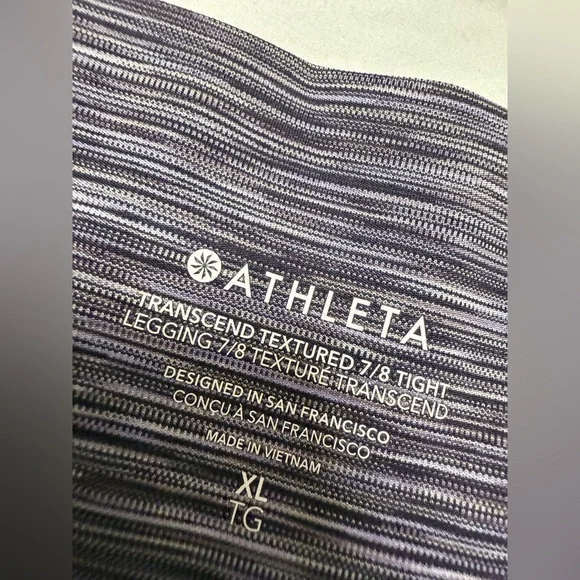 ATHLETA TRANSCEND TEXTURED 7/8 TIGHT - Picture 6 of 8